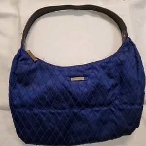 Indigo blue quilted Via Spiga hobo purse